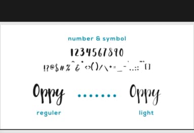 Oppy Sahra Font by EdricStudio — Script Handwritten Font — thumbnail 7