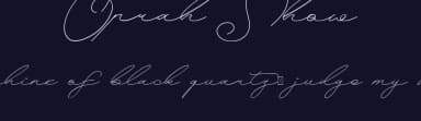 Oprah Show by Calligraphy Fonts — Script Handwritten Font — thumbnail 2