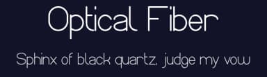 Optical Fiber by weknow — Sans Serif Font — thumbnail 2
