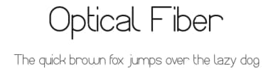 Optical Fiber by weknow — Sans Serif Font — thumbnail 1