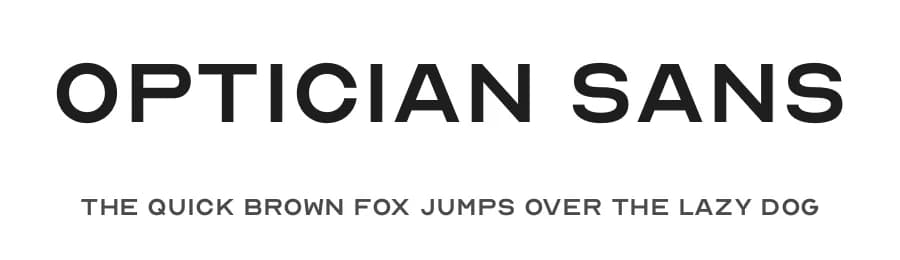 Optician Sans by Simen Schikulski — Sans Serif Font