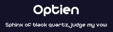 Optien by Måns Grebäck — Sans Serif Font — thumbnail 2