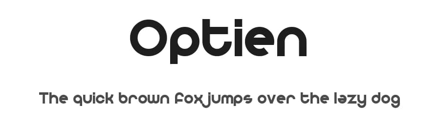 Optien by Måns Grebäck — Sans Serif Font