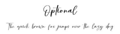 Optional by Inermedia Studio — Script Handwritten Font — thumbnail 1