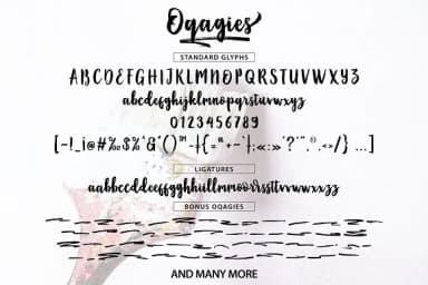 Oqagies Font by barland — Script Handwritten Font — thumbnail 7
