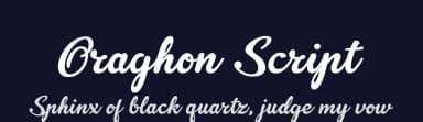 Oraghon Script by Attract Studio — Script Handwritten Font — thumbnail 2