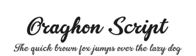 Oraghon Script by Attract Studio — Script Handwritten Font — thumbnail 1