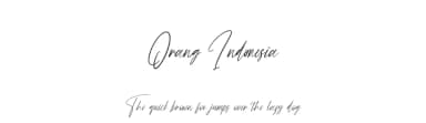 Orang Indonesia by StringLabs Creative Studio — Script Handwritten Font — thumbnail 1