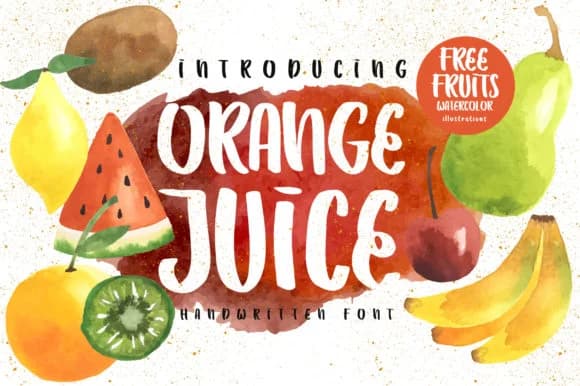 Orange Juice Font by Caoca Studio by Caoca Studio — Script Handwritten Font