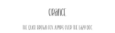 Orange by Scratchones — Script Handwritten Font — thumbnail 1