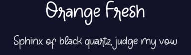 Orange Fresh by Denny Subagja — Script Handwritten Font — thumbnail 2