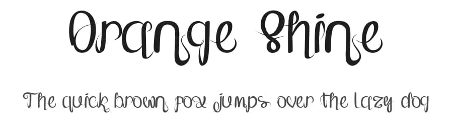 Orange Shine by Inermedia Studio — Script Handwritten Font
