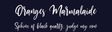 Oranges Marmalaide by Damarletter — Script Handwritten Font — thumbnail 2