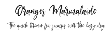 Oranges Marmalaide by Damarletter — Script Handwritten Font — thumbnail 1