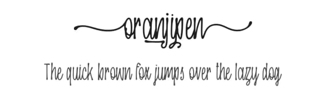 Oranjipen by Katario Studio — Script Handwritten Font