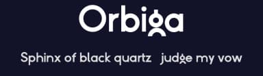 Orbiga by Tezar Tantular — Sans Serif Font — thumbnail 2