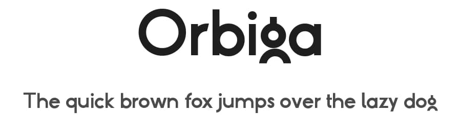 Orbiga by Tezar Tantular — Sans Serif Font