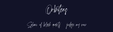 Orbitens by Maulana Creative — Script Handwritten Font — thumbnail 2