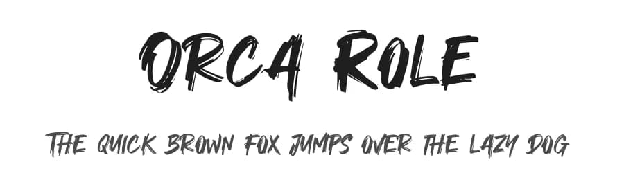 Orca Role by Khurasan — Script Handwritten Font
