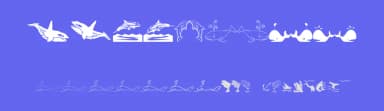 Orcas by Manfred Klein — Dingbats Font — thumbnail 3