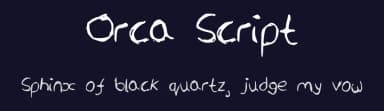 Orca Script by Oscar Maynard — Script Handwritten Font — thumbnail 2