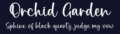 Orchid Garden by Graphix Line Studio — Script Handwritten Font — thumbnail 2