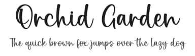 Orchid Garden by Graphix Line Studio — Script Handwritten Font — thumbnail 1