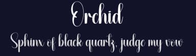 Orchid by Andi Moz — Script Handwritten Font — thumbnail 2