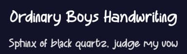 Ordinary Boys Handwriting by PutraCetol Studio — Script Handwritten Font — thumbnail 2