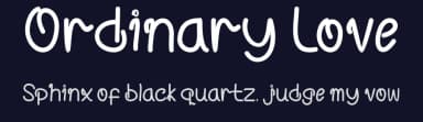 Ordinary Love by And Studio — Script Handwritten Font — thumbnail 2
