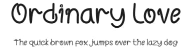 Ordinary Love by And Studio — Script Handwritten Font — thumbnail 1