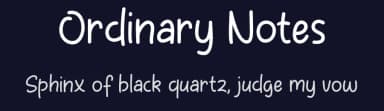 Ordinary Notes by Letternun — Script Handwritten Font — thumbnail 2