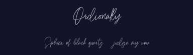 Ordionally by Maulana Creative — Script Handwritten Font — thumbnail 2
