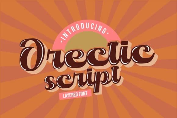 Orectic Script Font by Astageni — Script Handwritten Font