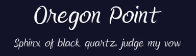 Oregon Point by UI Creative — Script Handwritten Font — thumbnail 2