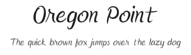 Oregon Point by UI Creative — Script Handwritten Font — thumbnail 1