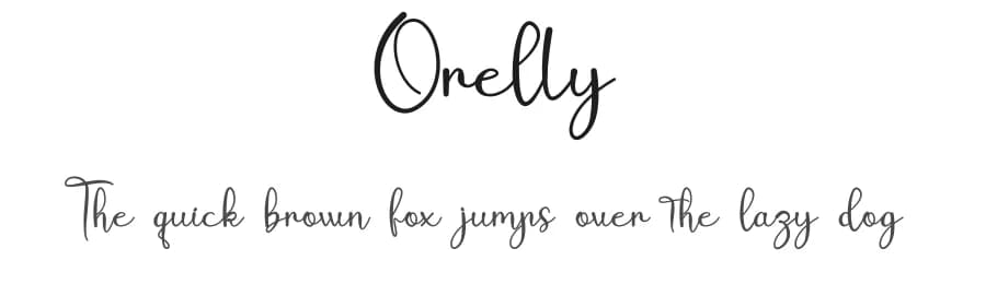 Orelly by Fahmi Hayat — Script Handwritten Font — preview 1