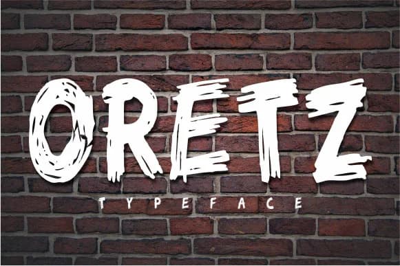 Oretz Font by Niznaz Graphic Studio — Script Handwritten Font