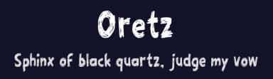 Oretz by Em Nazar — Script Handwritten Font — thumbnail 2