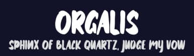 Orgalis by Skiiller Studio — Script Handwritten Font — thumbnail 2