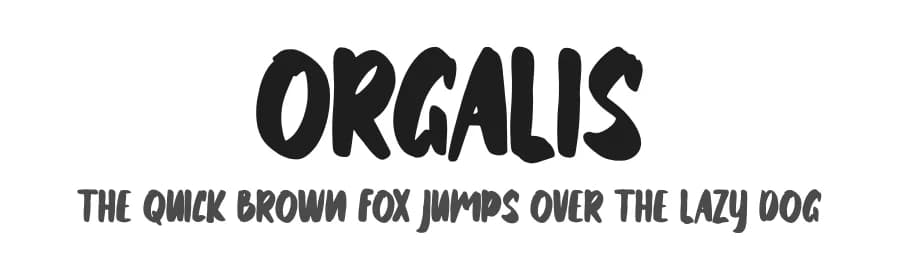 Orgalis by Skiiller Studio — Script Handwritten Font