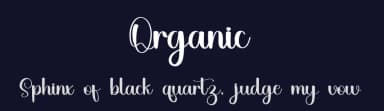 Organic by FreshtypeINK — Script Handwritten Font — thumbnail 2