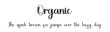 Organic by FreshtypeINK — Script Handwritten Font — thumbnail 1
