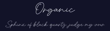 Organic by Graphix Line Studio — Script Handwritten Font — thumbnail 2
