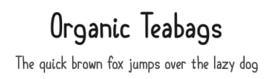 Organic Teabags by Chequered Ink — Script Handwritten Font — thumbnail 1