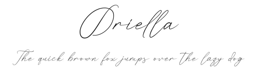 Oriella by RantautypeStudio — Script Handwritten Font