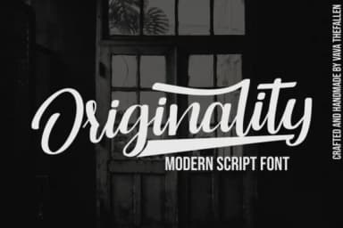 Originality Script Font by Fallengraphic — Script Handwritten Font — thumbnail 1