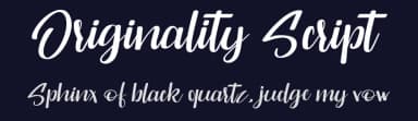 Originality Script by FallenGraphic Studio — Script Handwritten Font — thumbnail 2