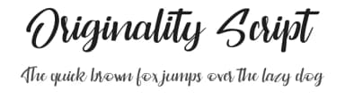 Originality Script by FallenGraphic Studio — Script Handwritten Font — thumbnail 1