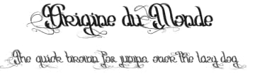 Origine du Monde by Qkila — Script Handwritten Font — thumbnail 1